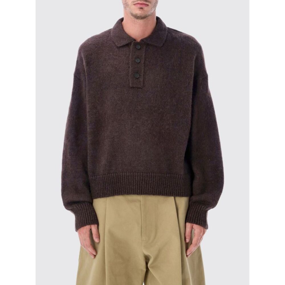Studio Nicholson Polo Shirt Men Brown